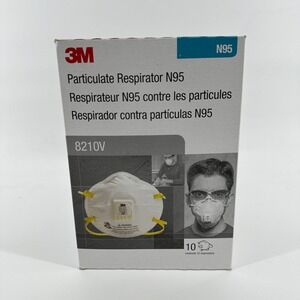 3M 8210V Particulate Respirator N95 Face Mask 7 Count
